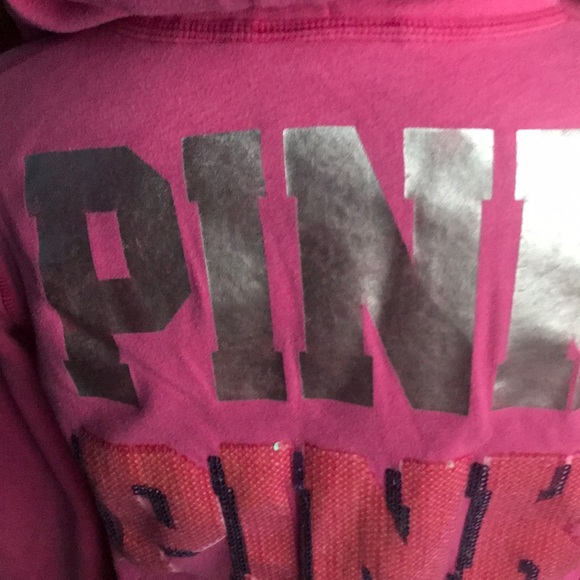 SOLD- Vs Pink hoodie - Picture 3 of 7